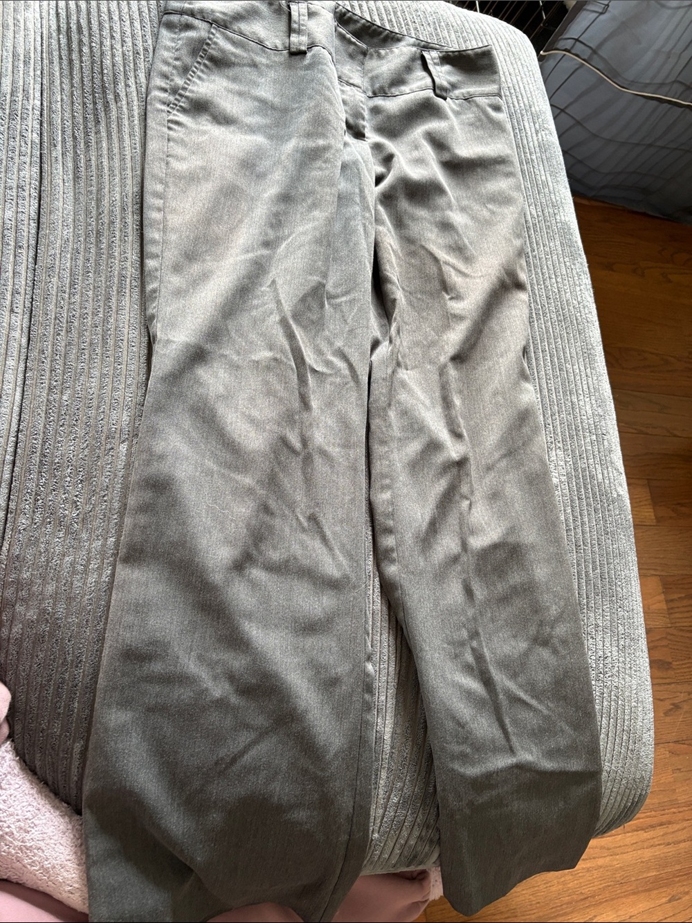 No Boundaries Men's Light Gray Dress Pants